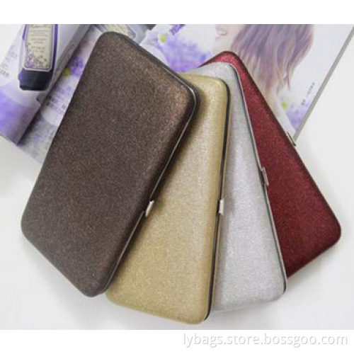 Leather Wallet, Metal Wallet, Flat Purse,